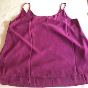 Deep pink Spaghetti Strap Camisole - Med.